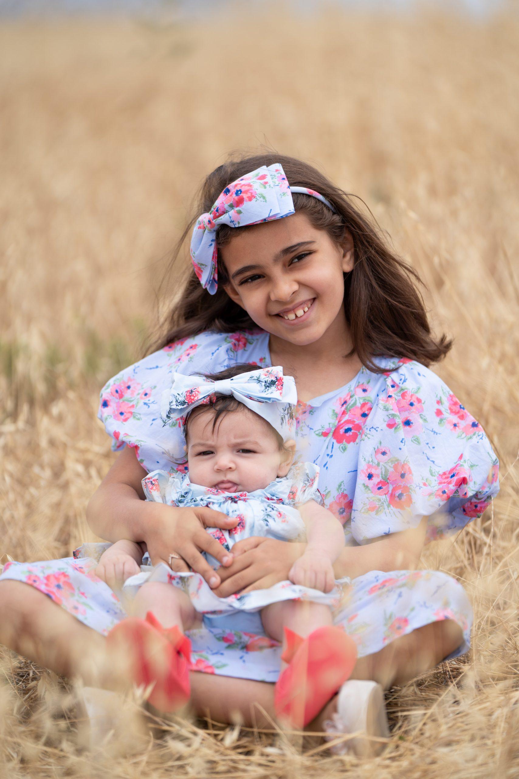 Family photography at golden hour